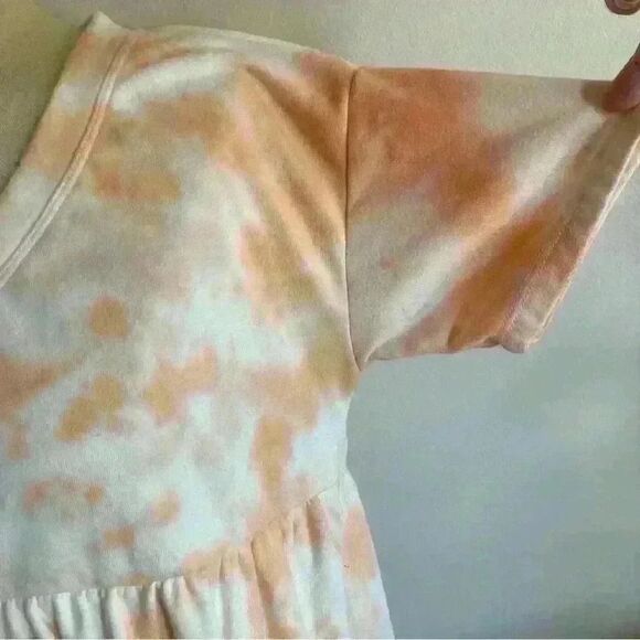Wild Fable Women's Small Orange and White Terrycloth Tie Dye Dress - Picture 6 of 8